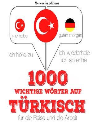 cover image of 1000 wichtige Wörter auf Türkisch für die Reise und die Arbeit